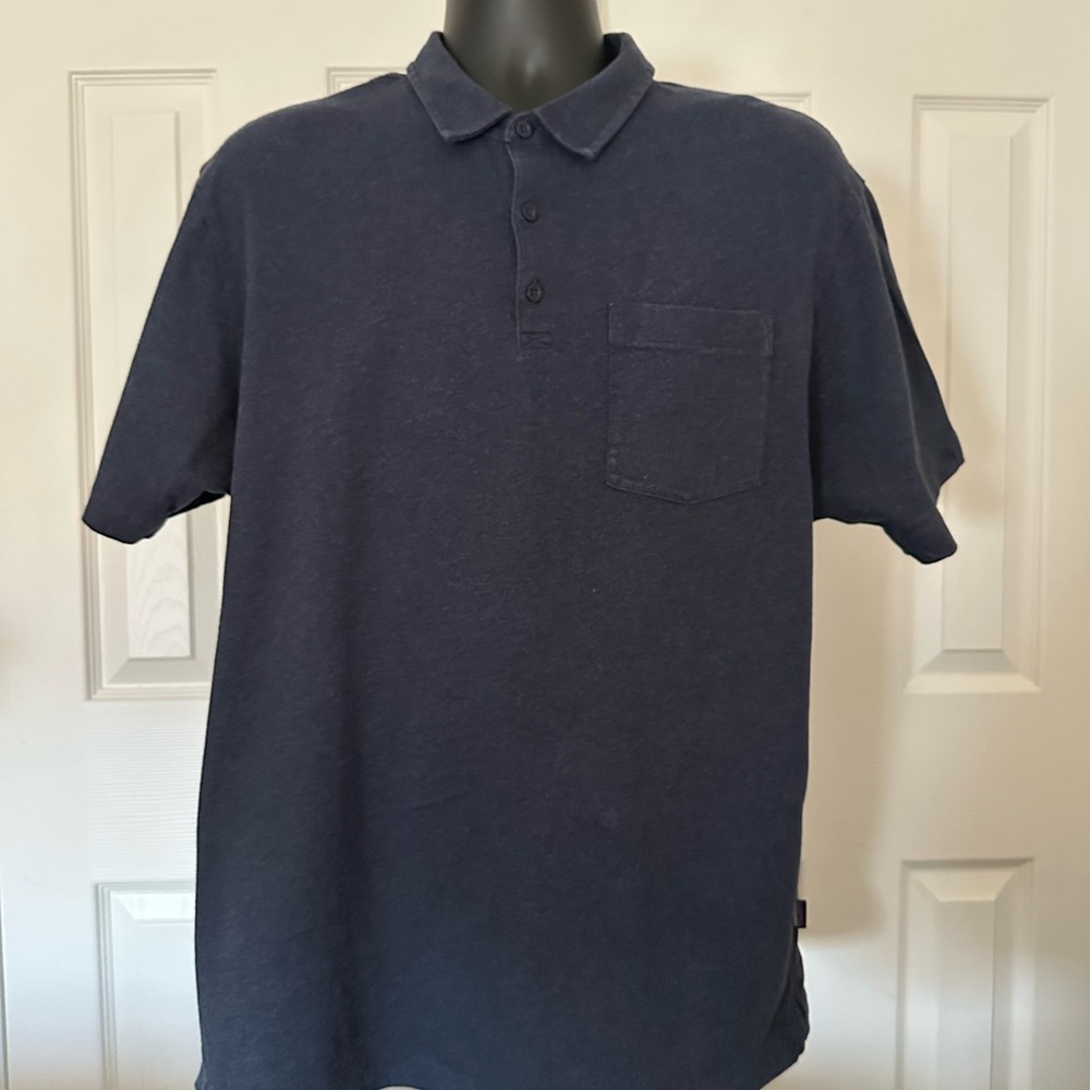Patagonia Dark Blue Polo Shirt